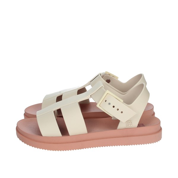 Zaxy Shoes Flat Sandals Beige 17811