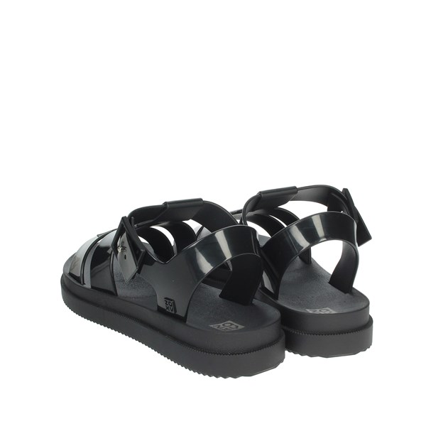 Zaxy Shoes Flat Sandals Black 17811