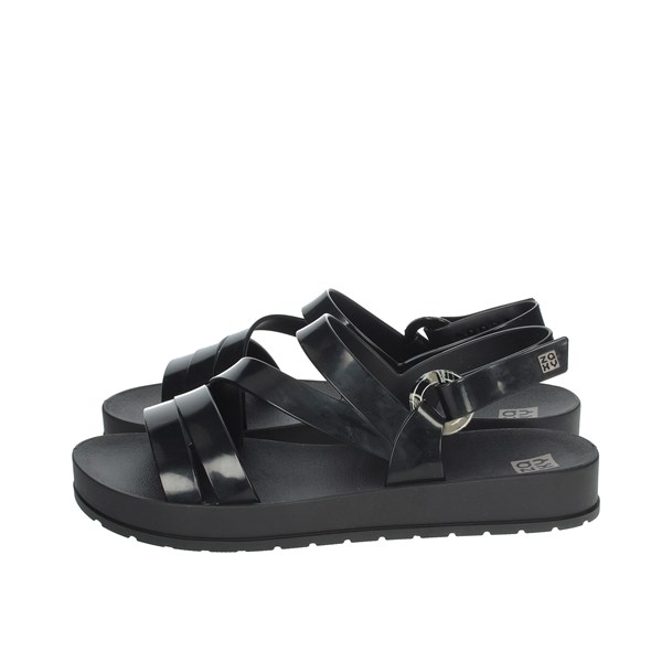 Zaxy Shoes Flat Sandals Black 17974