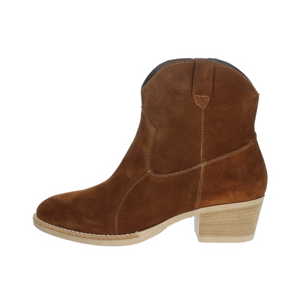 Riposella Shoes Ankle Boots Brown leather IC-31