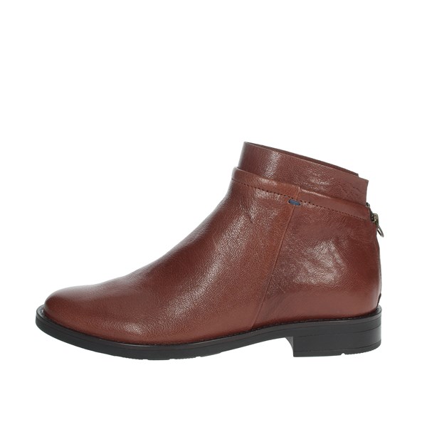 Riposella Shoes Ankle Boots Brown leather IC-82