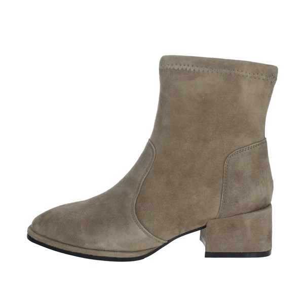 Nina Capri Shoes Ankle Boots Brown Taupe IC-144