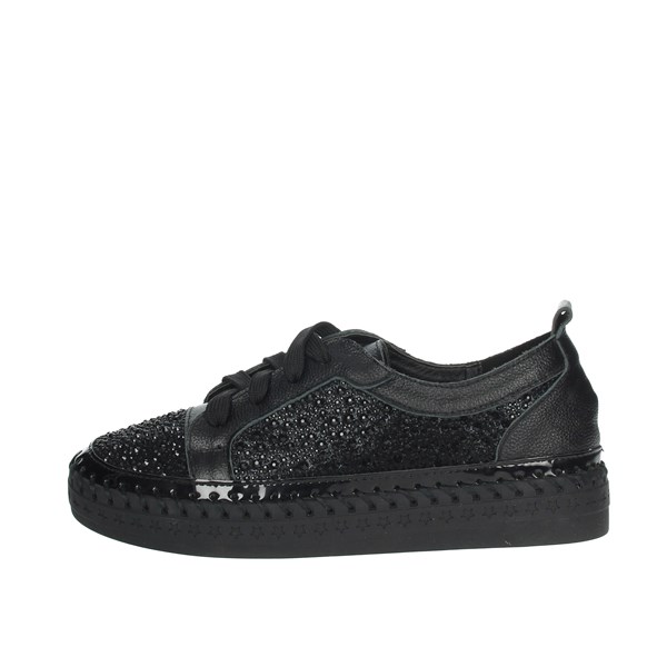 Nina Capri Shoes Sneakers Black IC-151