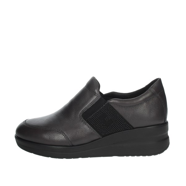 Cinzia Soft Shoes Slip-on Shoes Charcoal grey IV14139-S