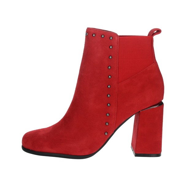 Pregunta Shoes Heeled Ankle Boots Red PFC9481