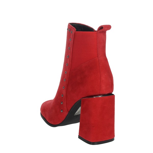 Pregunta Shoes Heeled Ankle Boots Red PFC9481