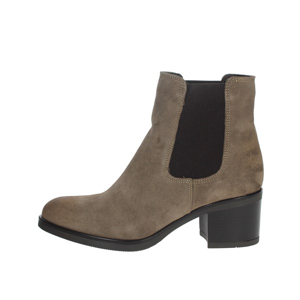 Cinzia Soft Shoes Heeled Ankle Boots Brown Taupe IAL26578LM