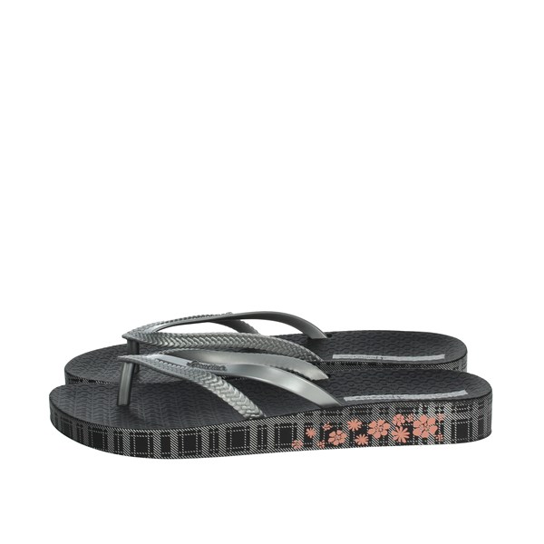 Ipanema Shoes Flip Flops Black/Silver 82772