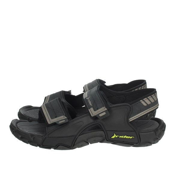 Rider Shoes Flat Sandals Black 82816