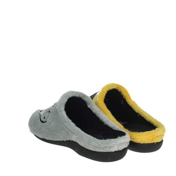 Riposella Shoes Clogs Grey/Yellow  P-221
