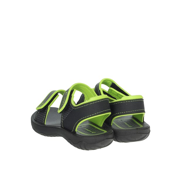 Rider Shoes Sandal Black/Green 82815