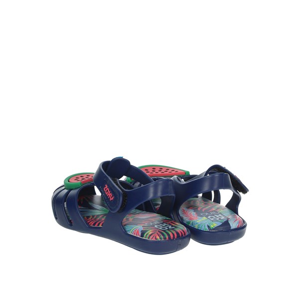 Zaxy Shoes Flat Sandals Blue 82863