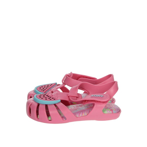 Zaxy Shoes Flat Sandals Pink 82863