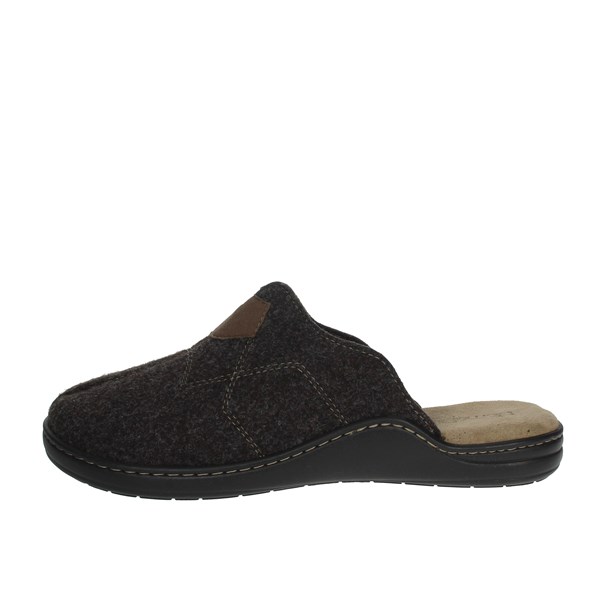 Uomodue Shoes Slippers Brown ALCANTA-3