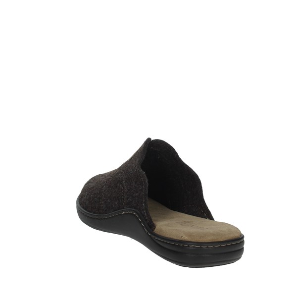 Uomodue Shoes Slippers Brown ALCANTA-3