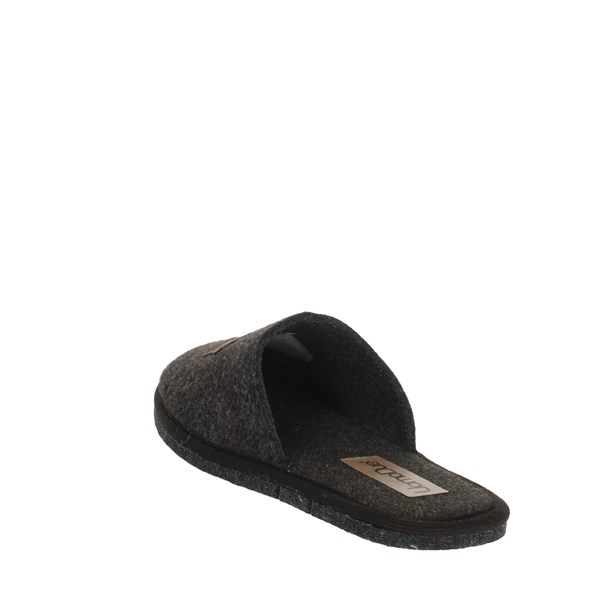 Uomodue Shoes Slippers Brown LOGO-13