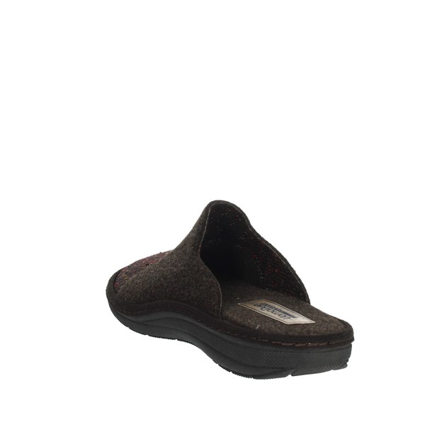 Uomodue Shoes Slippers Brown LINEA U2-17