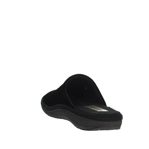 Uomodue Shoes Slippers Black FELTRO FONT-39