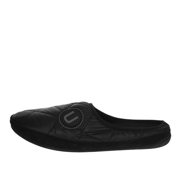 Uomodue Shoes Slippers Black FASHION TRAP-49