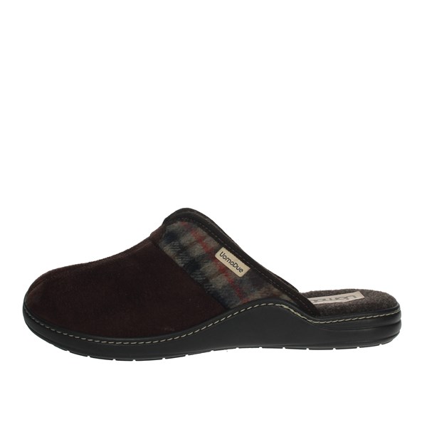 Uomodue Shoes Clogs Brown PANNO  SCOZZESE-64