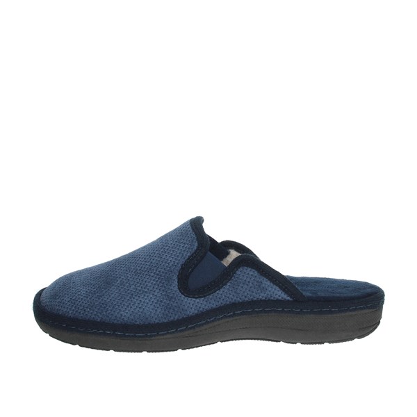 Uomodue Shoes Clogs Blue MICRO PANNO-70