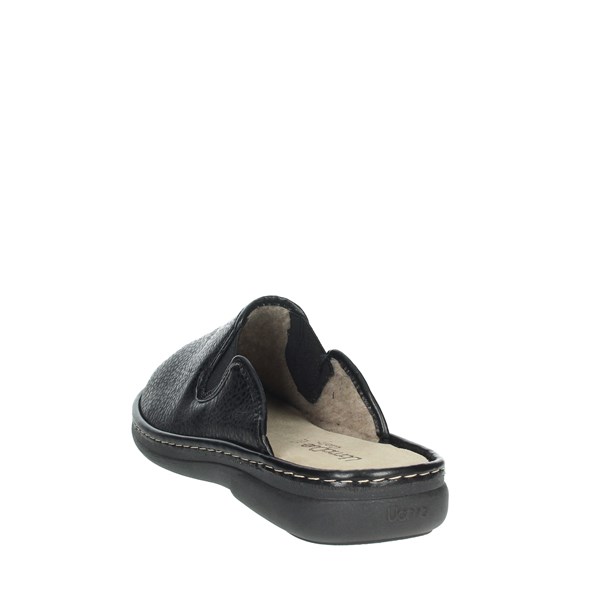 Uomodue Shoes Clogs Black PELLE LISCIO-78