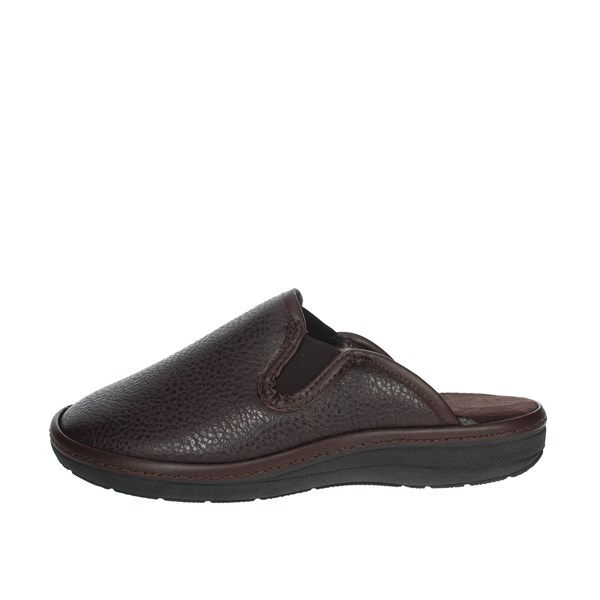 Uomodue Shoes Slippers Brown PELLE LISCIO-79