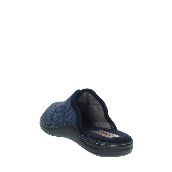 Uomodue Shoes Slippers Blue MICRO CUCITO-82