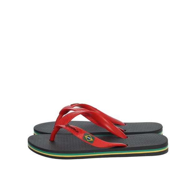 Ipanema Shoes Flip Flops Black/Red 80416