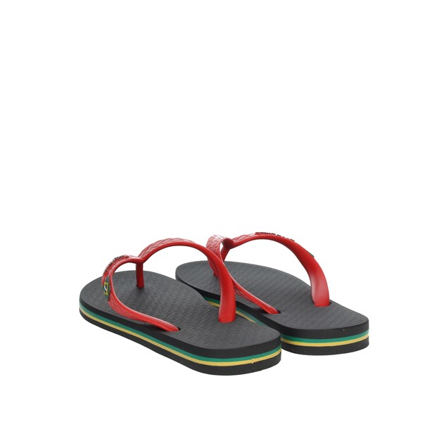 Ipanema Shoes Flip Flops Black/Red 80416