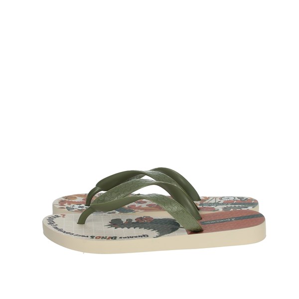 Ipanema Shoes Flip Flops Beige/Green 25479