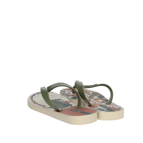 Ipanema Shoes Flip Flops Beige/Green 25479