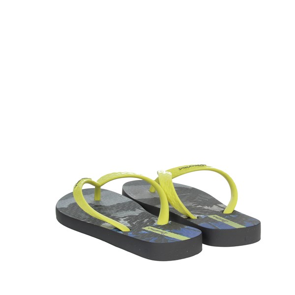 Ipanema Shoes Flip Flops Black/Yellow 82777