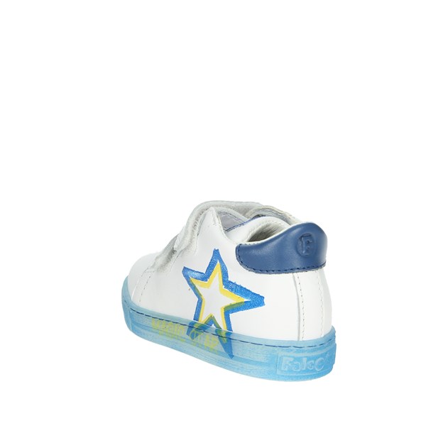 Falcotto Shoes Sneakers White/Light-blue 0012014647.01.