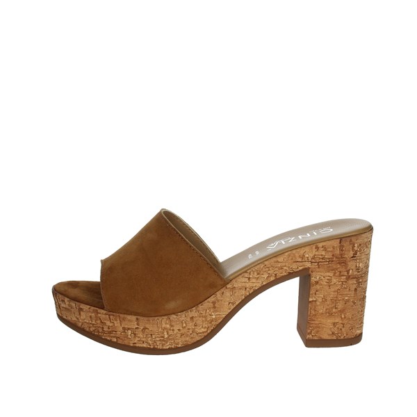 Cinzia Soft Shoes Heeled Sandals Brown leather IAF153097-C