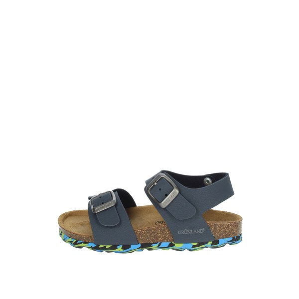 Grunland Shoes Flat Sandals Blue SB1644-40
