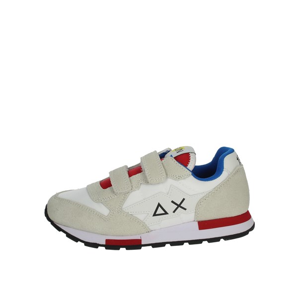 Sun68 Shoes Sneakers White/Red Z31318
