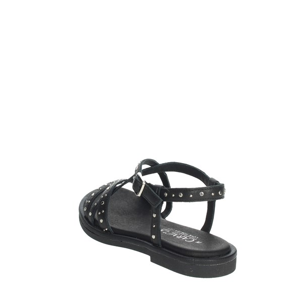 Carmela Shoes Flat Sandals Black 67258