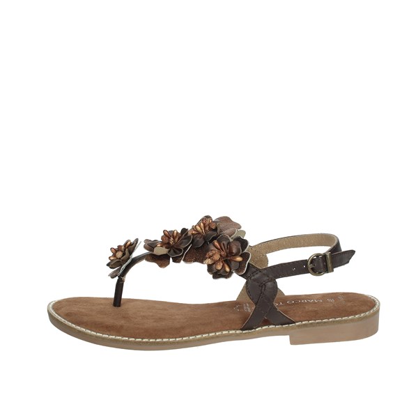 Marco Tozzi Shoes Flat Sandals Bronze  2-28122-26