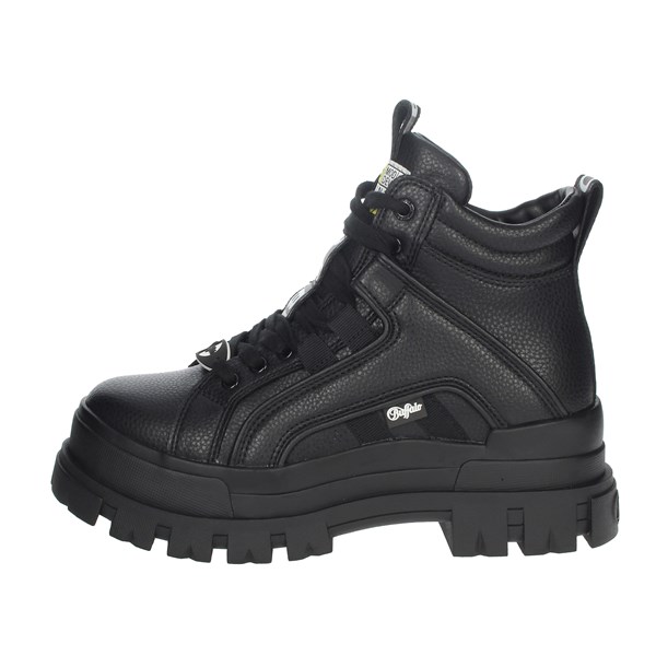 Buffalo Shoes Boots Black ASPHA NC MID