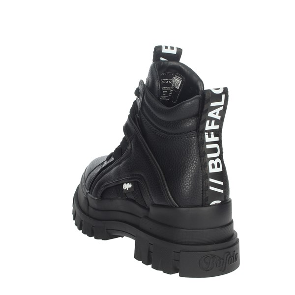 Buffalo Shoes Boots Black ASPHA NC MID
