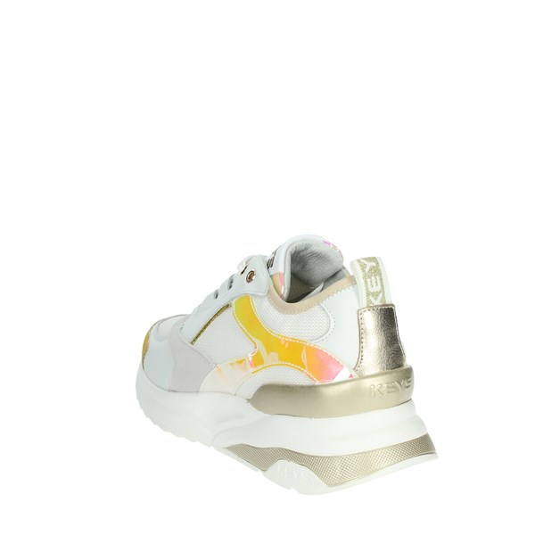Keys Shoes Sneakers White/Yellow K-4451