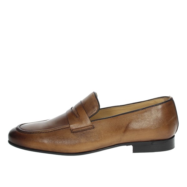 Exton Shoes Moccasin Brown leather 1025