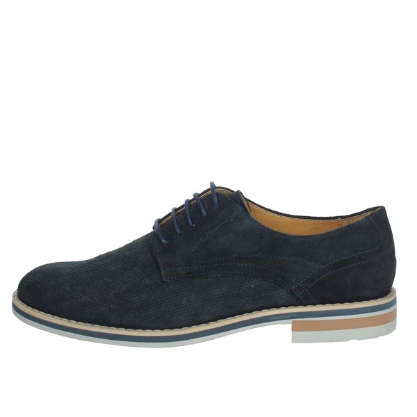 Genus Millennium Shoes Brogue Blue 14611
