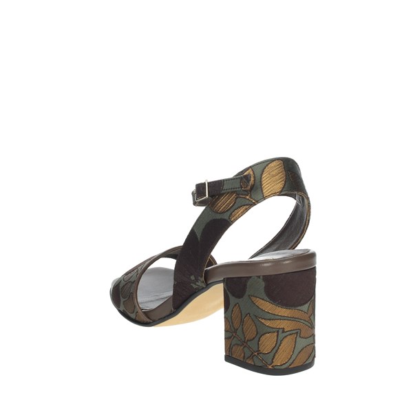 Paola Ferri Shoes Heeled Sandals Brown D7433