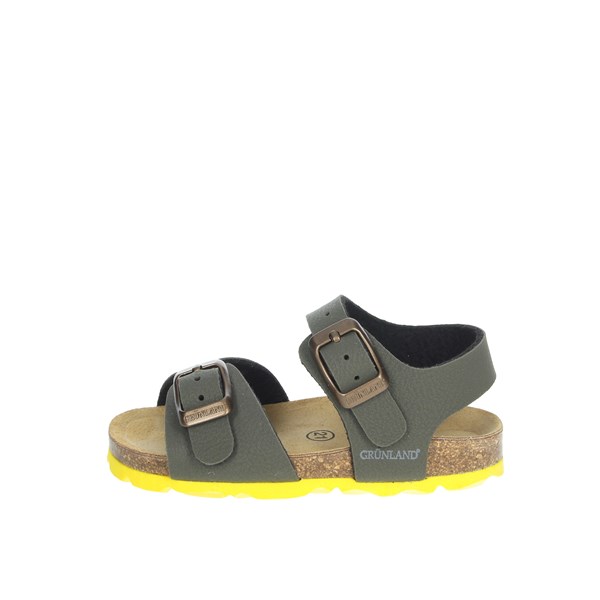 Grunland Shoes Flat Sandals Dark Green SB0025-40