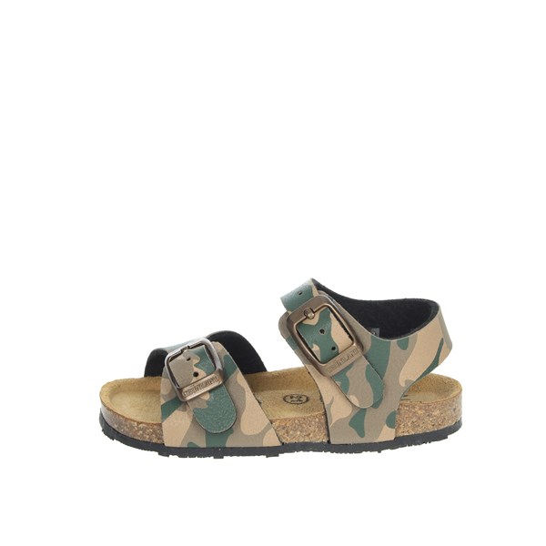 Grunland Shoes Flat Sandals Dark Green SB0383-40