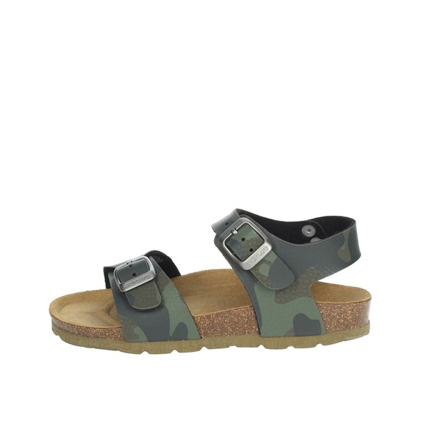 Grunland Shoes Flat Sandals Dark Green SB1680-40