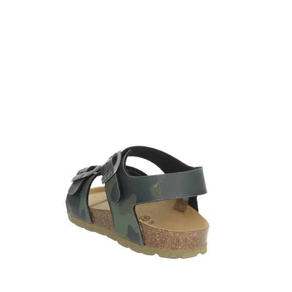 Grunland Shoes Flat Sandals Dark Green SB1680-40