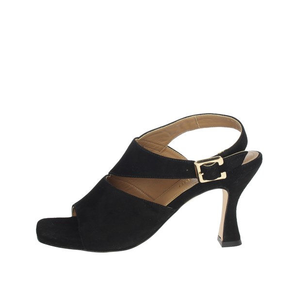 Paola Ferri Shoes Heeled Sandals Black D7437